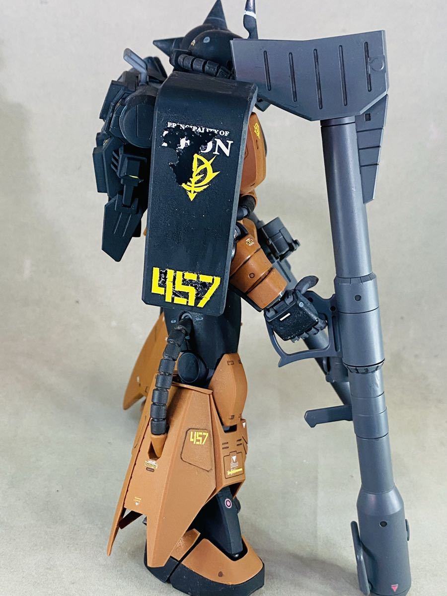 ジャンク完成品 MG 1/100 MS-06R-2 ギャビー・ハザード専用ザクII 機動戦士ガンダム_画像4