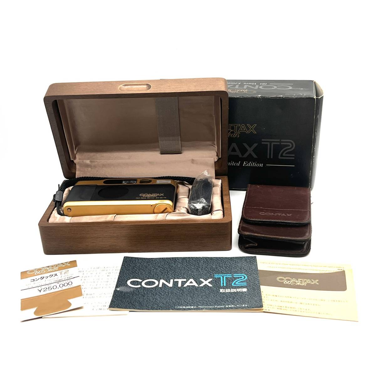 □【美品】CONTAX コンタックス T2 60th 60周年 記念モデル ゴールド