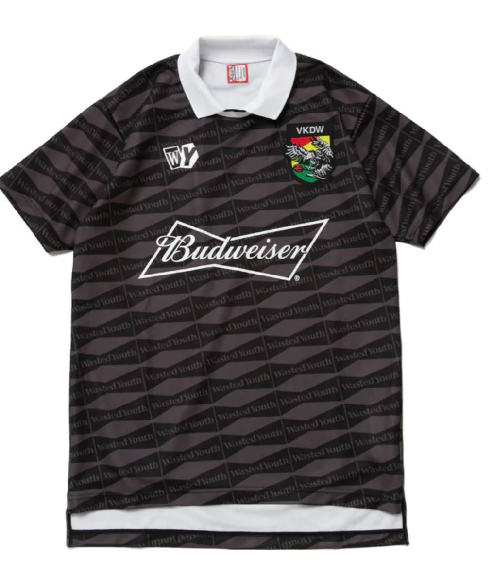 WYxBW SOCCER GAME SHIRT BLACK M【新品未使用】VERDY VICK バドワイザー 