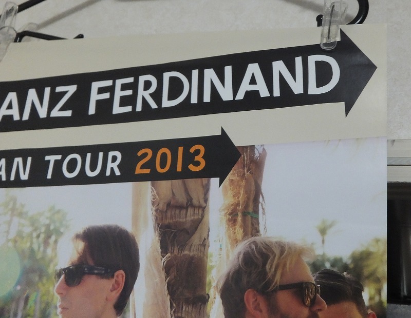 フランツ・フェルディナンド FRANZ FERDINAND - JAPAN TOUR 2013 /ポスター!!_画像2