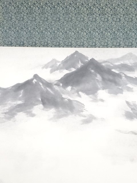 宗sou 泥谷文景筆山水図肉筆紙本掛軸(保護箱)【道】 | JChere雅虎
