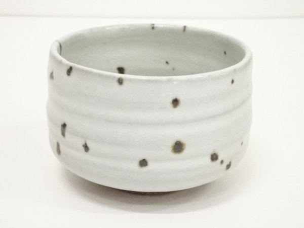 しくなった ヤフオク! - 宗sou 京焼 西川実造 白釉流飛文