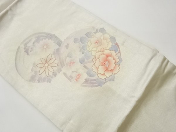 【在庫あり/即出荷可】 宗sou 相良刺繍丸紋に花々模様名古屋帯【リサイクル】【着】 その他 【在庫あり/即出荷可】 宗sou 相良刺繍丸紋に花々模様名古屋帯【リサイクル】【着】 その他