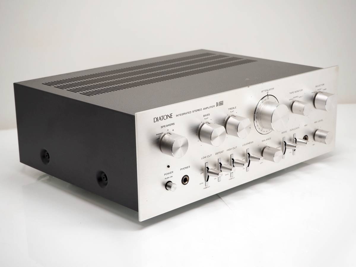 新作/公式 DIATONE プリメインアンプ DA-U660 ビンテージ レトロ 希少