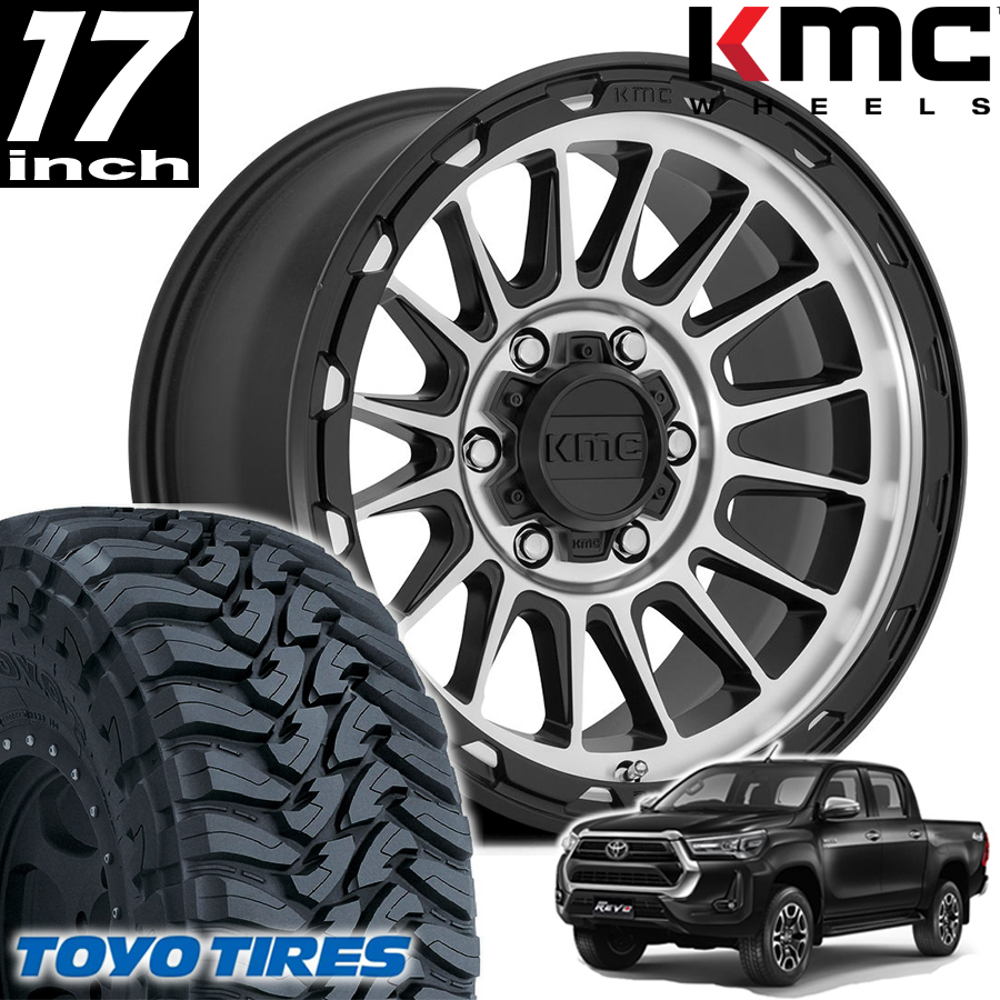 在庫処分大特価!!】 新品未使用品 KMC IMPACT KM542 17インチアルミ