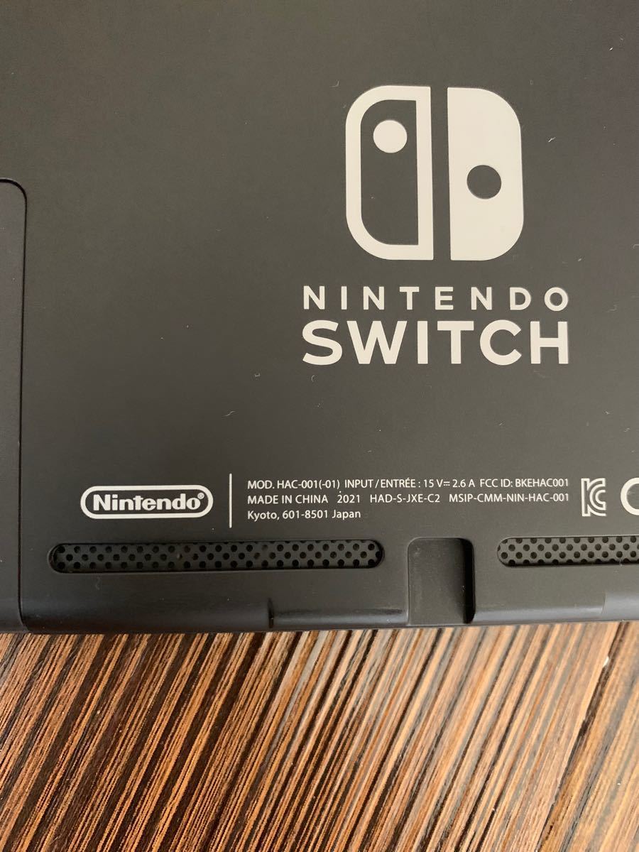 中古品 Nintendo Switch 本体 HAC-001(-01) グレー 2021年製