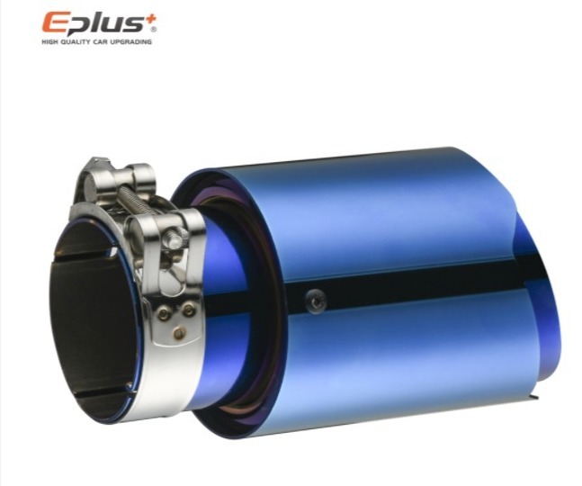 **[55%OFF!!]Eplus high quality original!! muffler cutter strut stainless steel blue titanium color 167mm( size selection possibility!!)**
