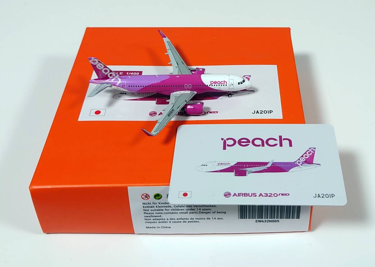 JC wings ピーチ Peach A320 neo JA201P 1/400 即決｜PayPayフリマ