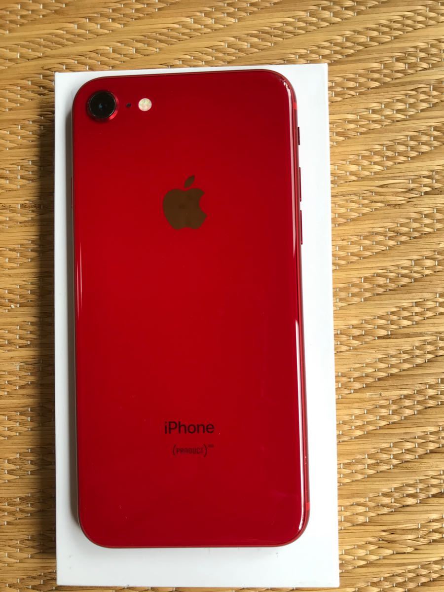 iPhone8 256GB プロダクトレッド SIMフリー バッテリー最大容量100
