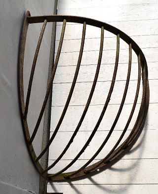  England antique hanging planter wall basket 6990