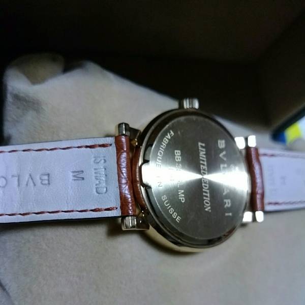 ブルガリ腕時計　世界限定99本ムーンフェイズ　ブルガリブルガリ　定価約220万円　イエローゴールド