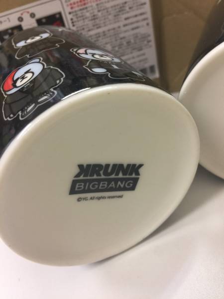 新品★KRUNK×BIGBANG ビッグバン マグカップ ２個セットの画像2