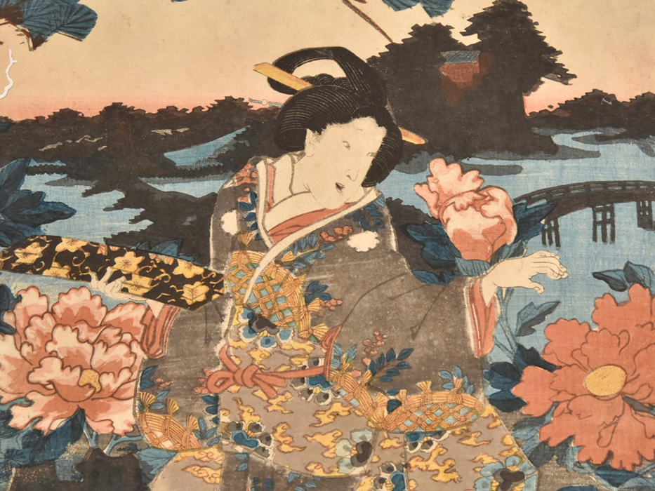 SALE/86%OFF】【SALE/86%OFF】江戸時代の浮世絵 計4枚 版画 錦絵