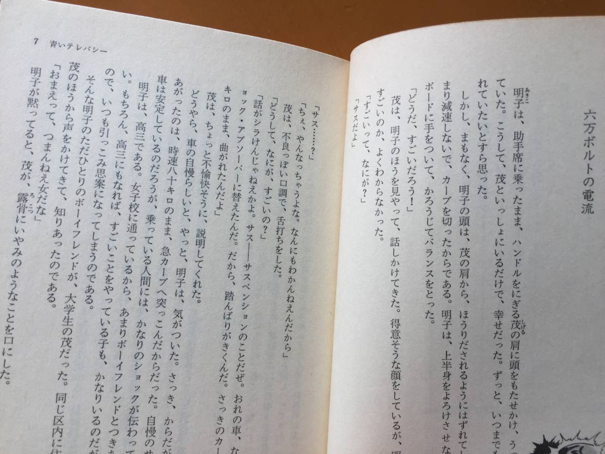 ★豊田有恒「青いテレパシー」★カバー、カット・寺沢武一★集英社文庫コバルトシリーズ★昭和54年第3刷_画像5
