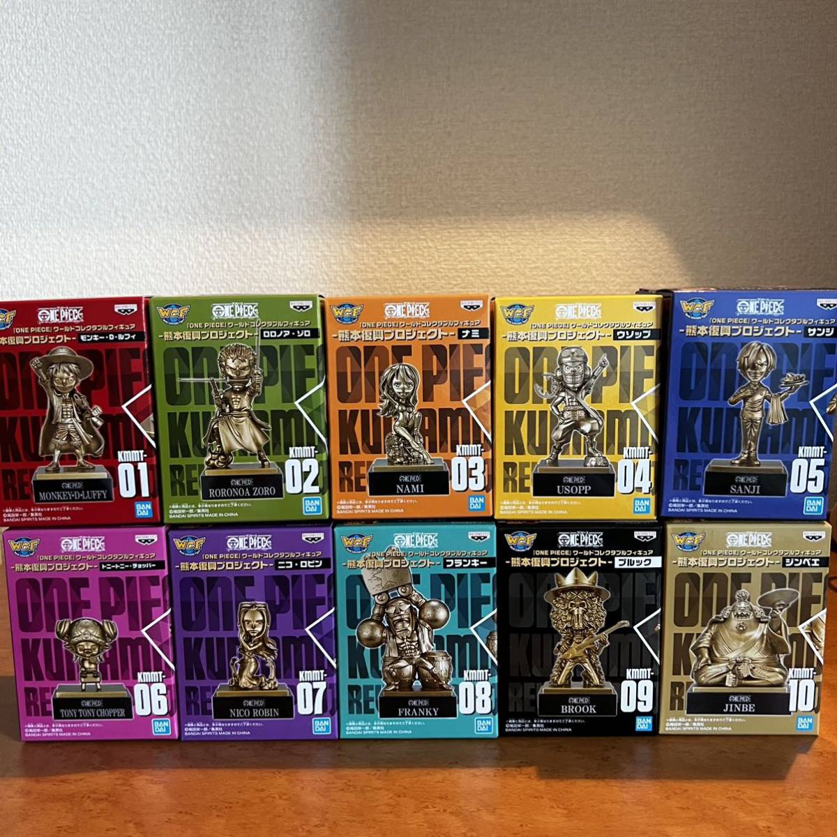 正規販売代理店 One Piece熊本復興支援ワンピース像ミニフィギュアフルコンプセット コミック