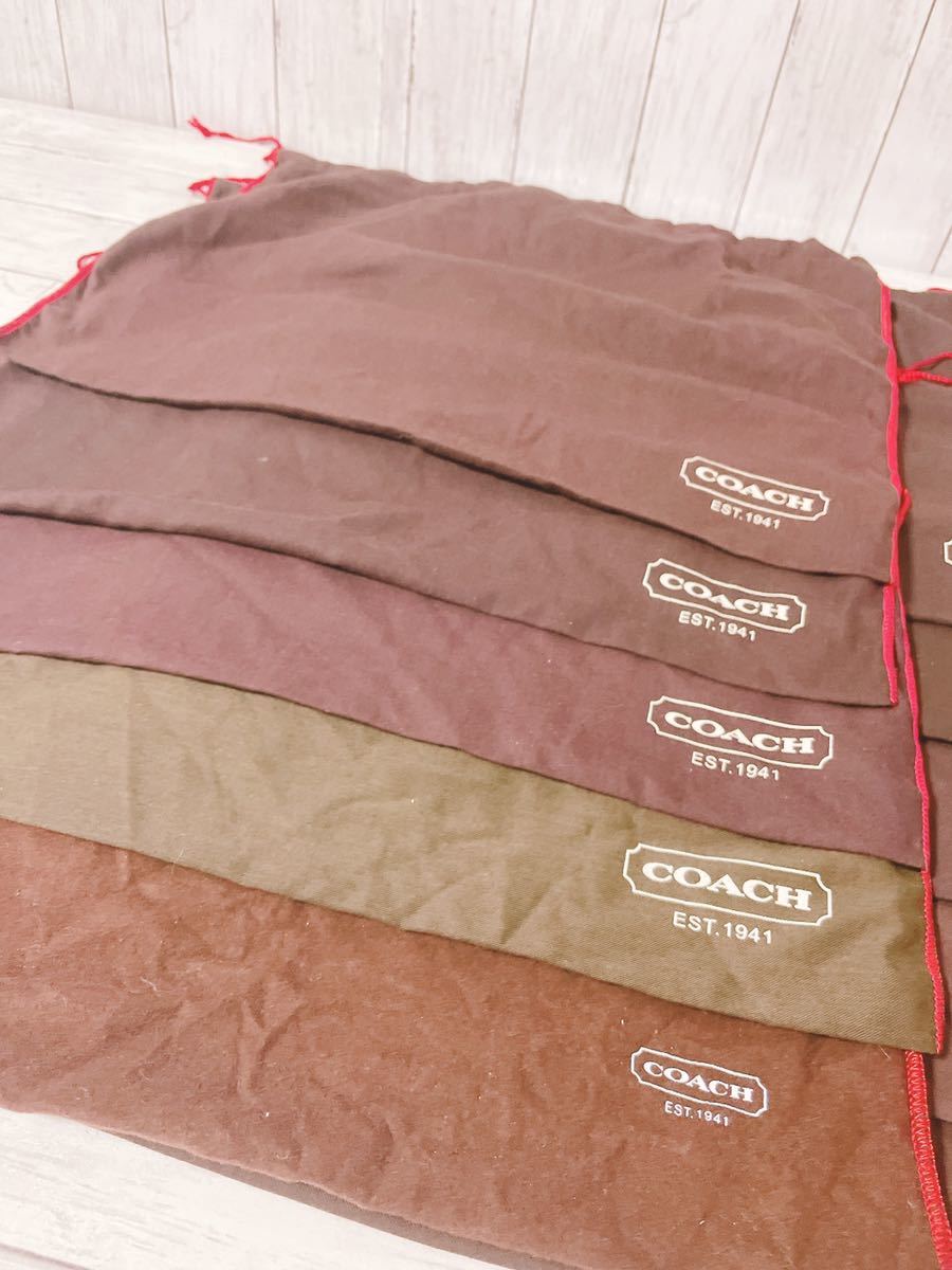 PayPayフリマ|H1238 COACH コーチ 保存袋 大 まとめ 大量 バッグ 収納