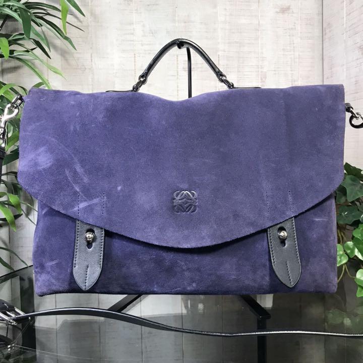 LOEWE ロエベ ソフトレザー ブリーフケース | contifarma.pe
