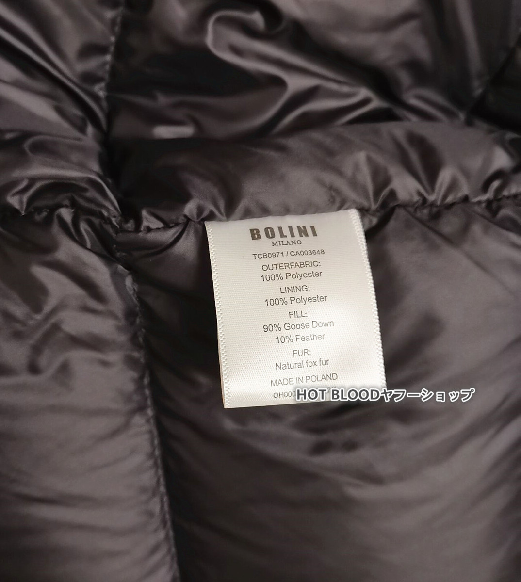 最高峰19万◇イタリア・ミラノ発*BOLINI*高級毛皮フォックスファー付