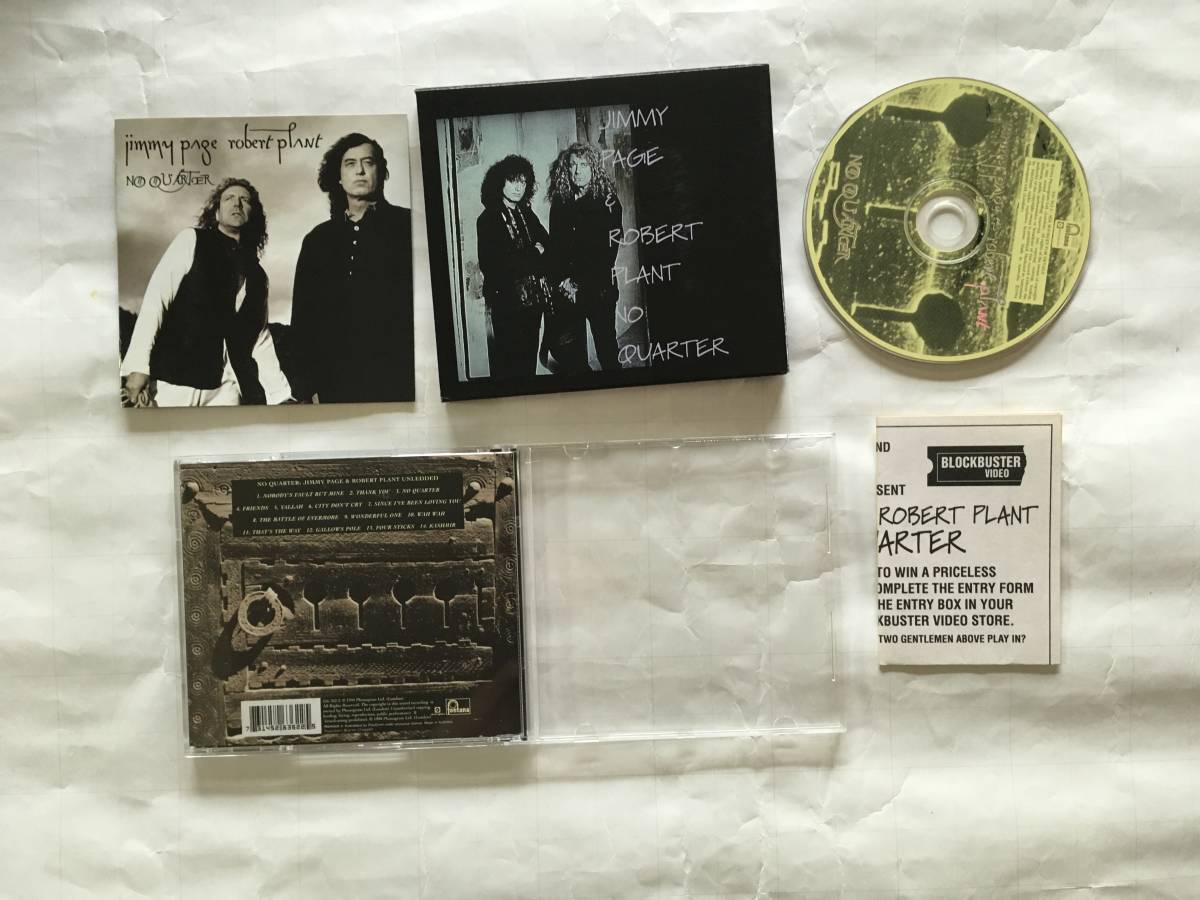 JIMMY PAGE ROBERT PLANT NO QUARTER LIMITED EDITION オーストラリア盤_画像1