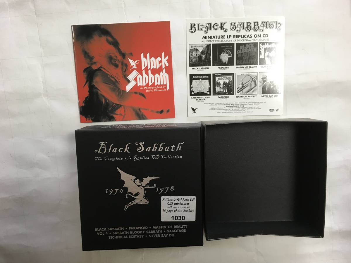 BLACK SABBATH THE COMPLETE 70’S REPLICA CD COLLECTION UK盤