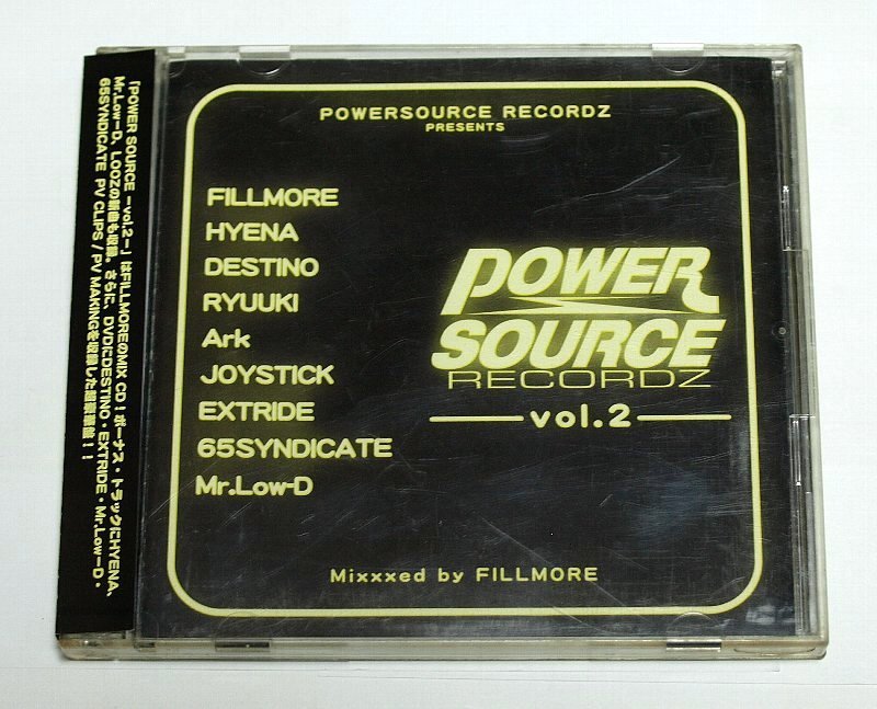 DJ FILLMORE / POWER SOURCE vol.2 CD+DVD - HYENA, Mr.Low-D, Looz, Destino, Extride, 65Syndicate, Kayzabro(DS455), El Latino_画像1