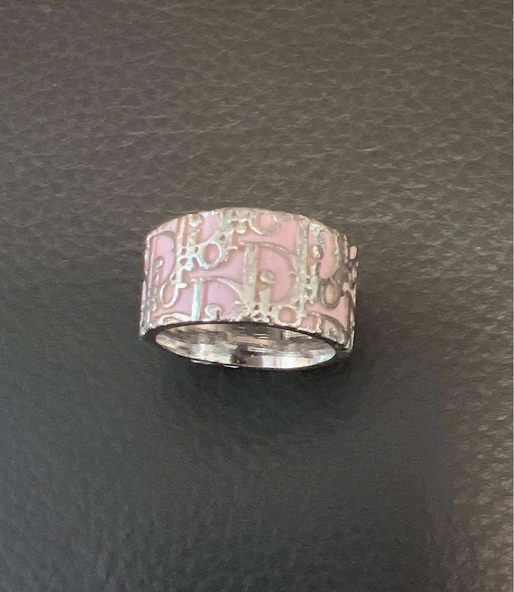 Dior クリスチャンディオール トロッターリング ピンクの指輪一点