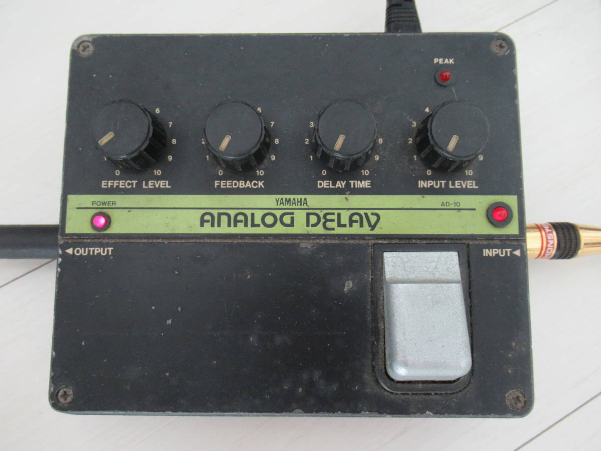 YAMAHA AD-10(80 period. analogue Delay ), at that time regular price 4 ten thousand jpy. high class model was.