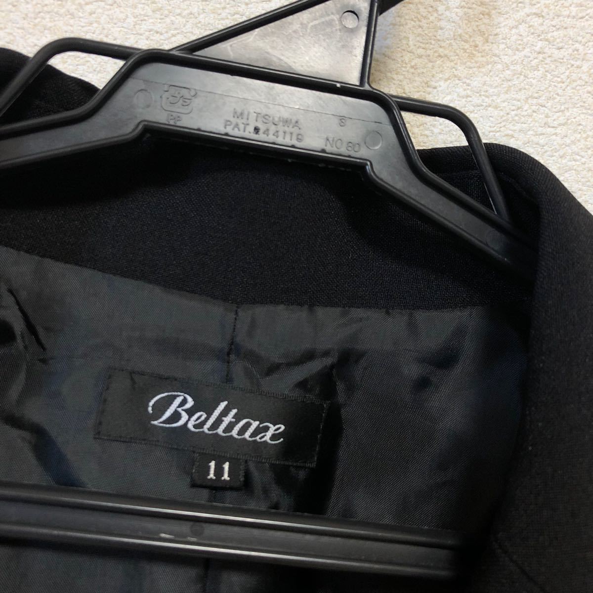 beltax レディース スーツ ブラック セットアップ 就活 11号 L beltax レディース スーツ ブラック セットアップ 就活 11号 L
