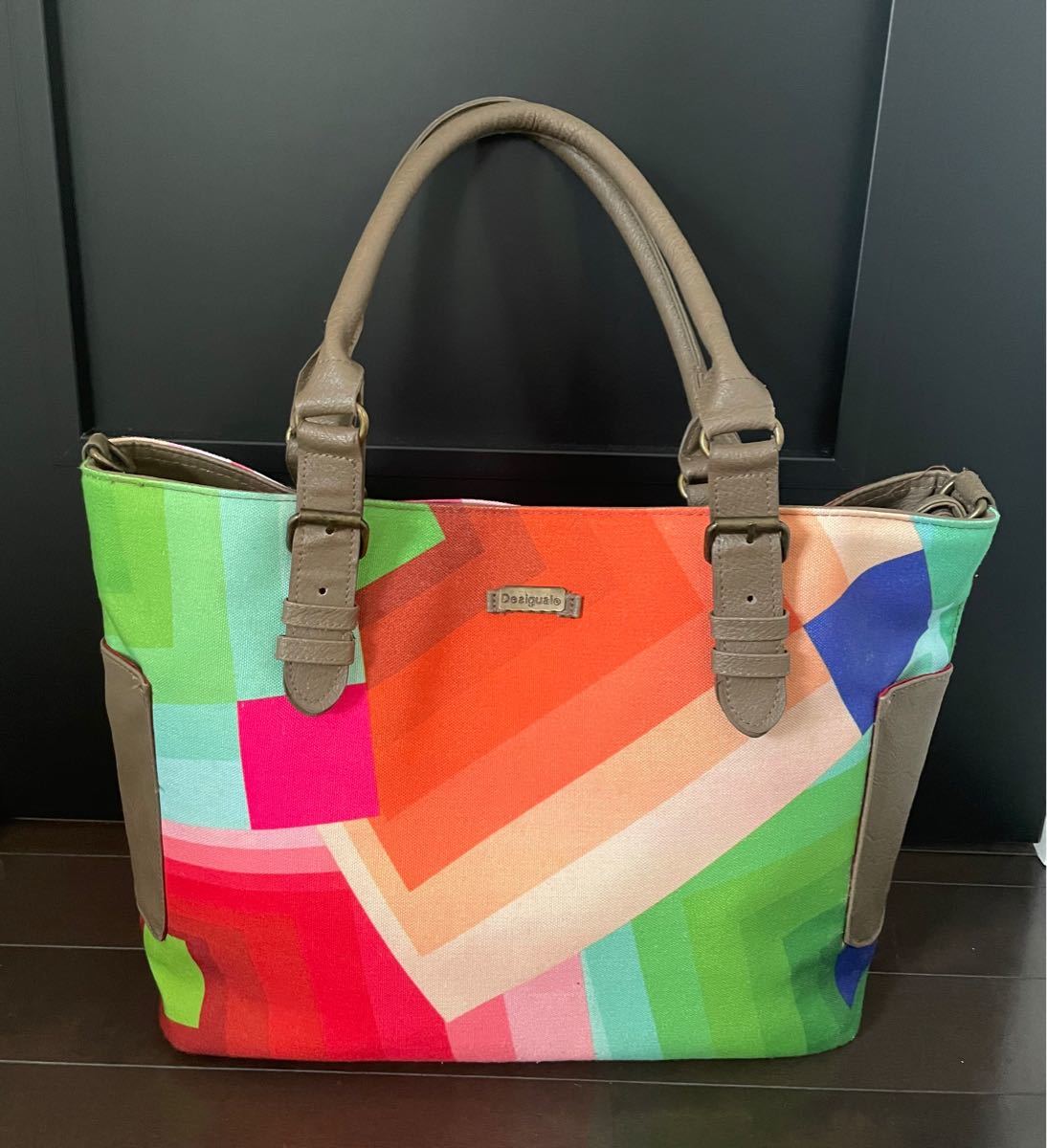 Desigual デシグアル 2way ショルダーバッグ トートバッグ Desigual デシグアル 2way ショルダーバッグ トートバッグ