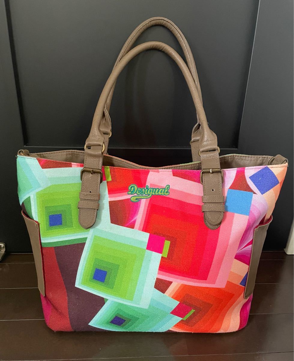 Desigual デシグアル 2way ショルダーバッグ トートバッグ Desigual デシグアル 2way ショルダーバッグ トートバッグ