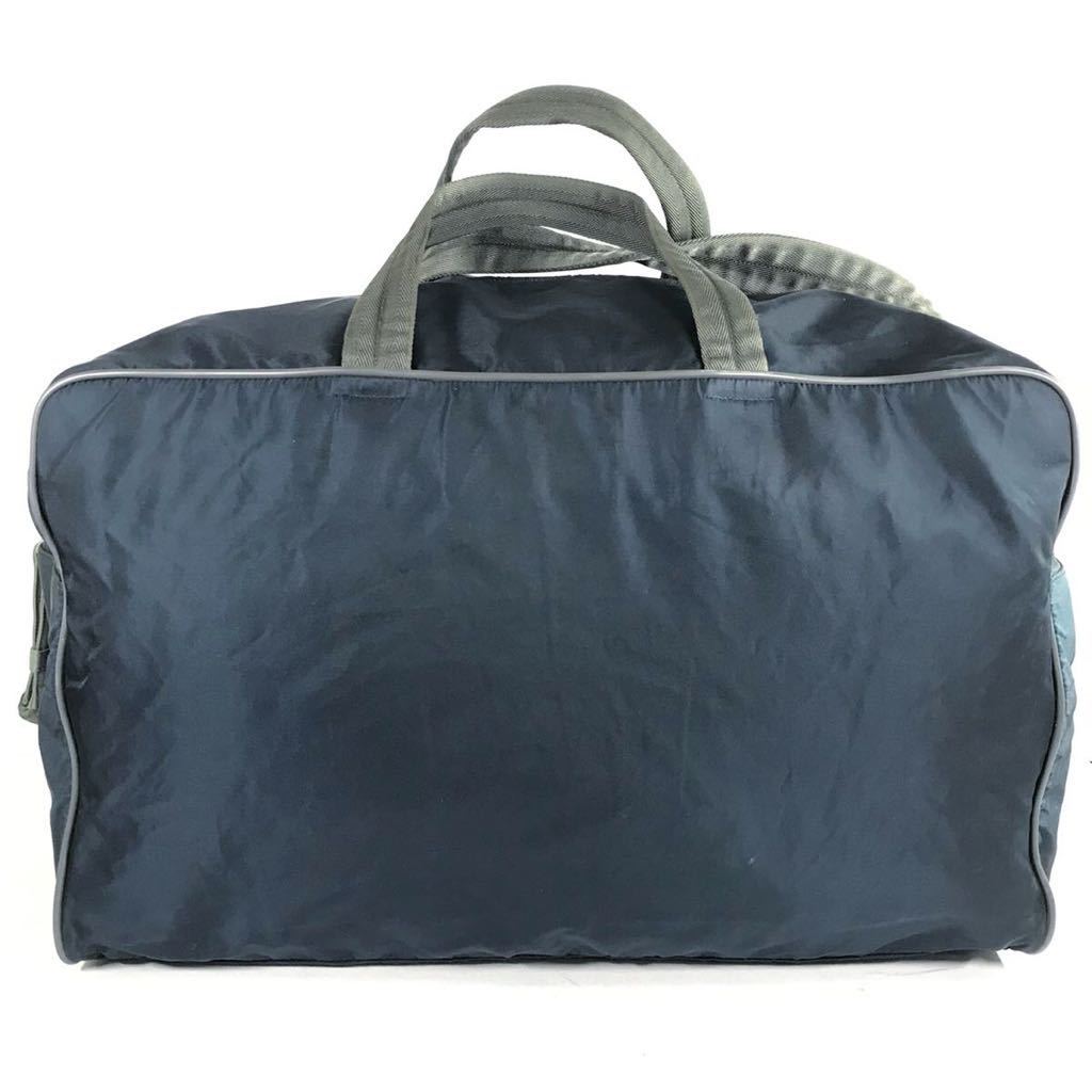 [ Prada ] genuine article PRADA Boston bag 2way shoulder bag Logo motif traveling bag travel nylon men's lady's Italy made 