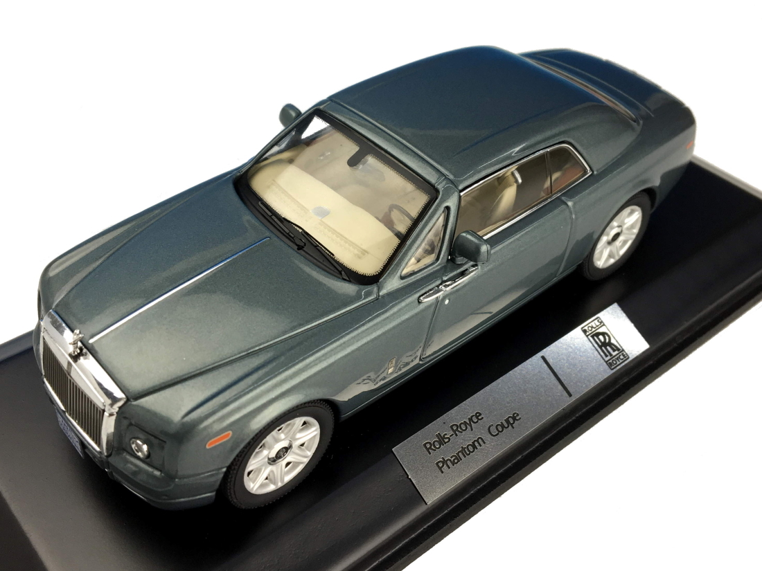 【気軽に楽しむ大人のインテリア】ixo Rolls-Royce Phantom Coupe-M Green 1/43-思い出 夢 ノスタルジー ☆未使用、未展示品☆即決有☆彡