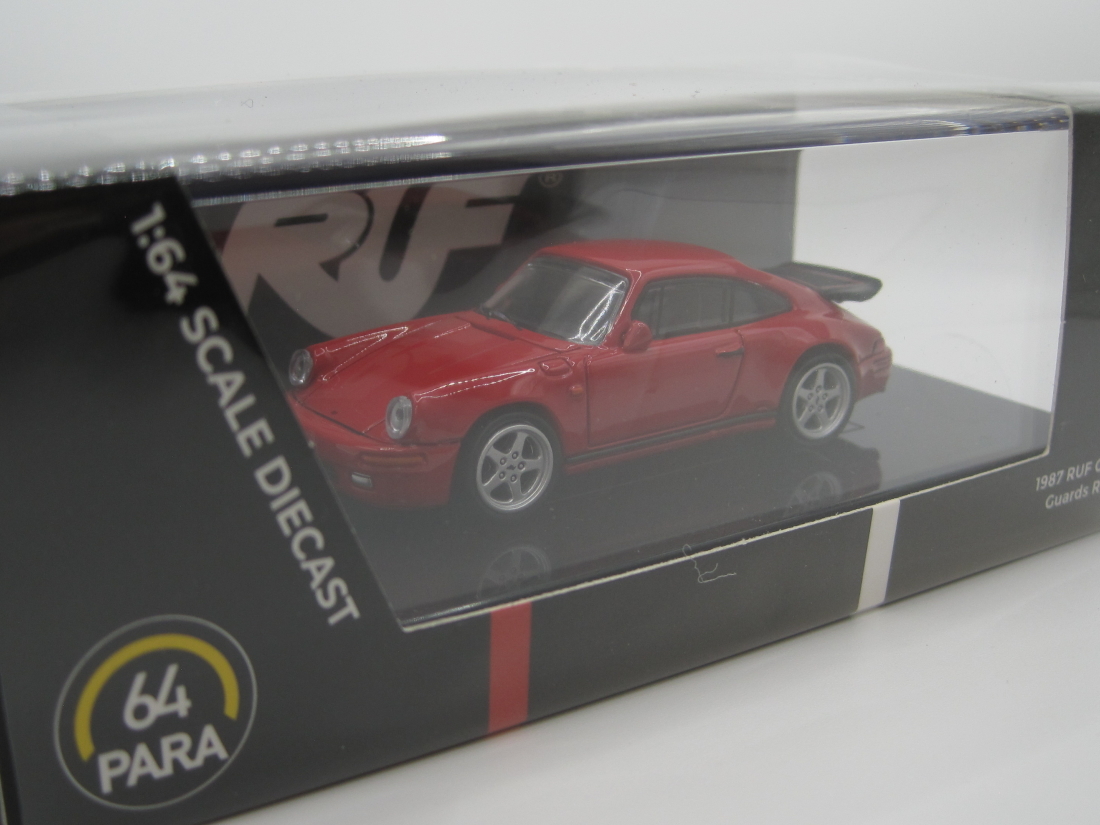 【気軽に楽しむ大人のインテリア】PARAGON PORSCHE Ruf CTR 左ハンドル/RED-1/64-夢 ノスタルジー 蘇る ☆未使用 未展示品☆即決有★彡_画像8