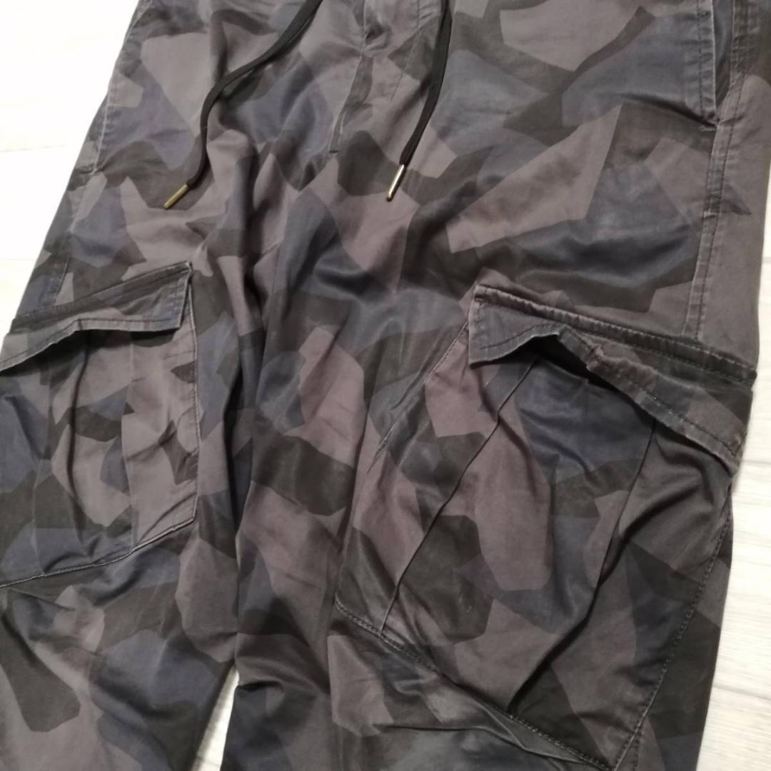 ARMANI EXCHANGE/アルマーニエクスチェンジ/迷彩/カモフラ/ジョガーパンツ/テーパード/リブカーゴパンツ/ジョルジオアルマーニジャパンタグ
