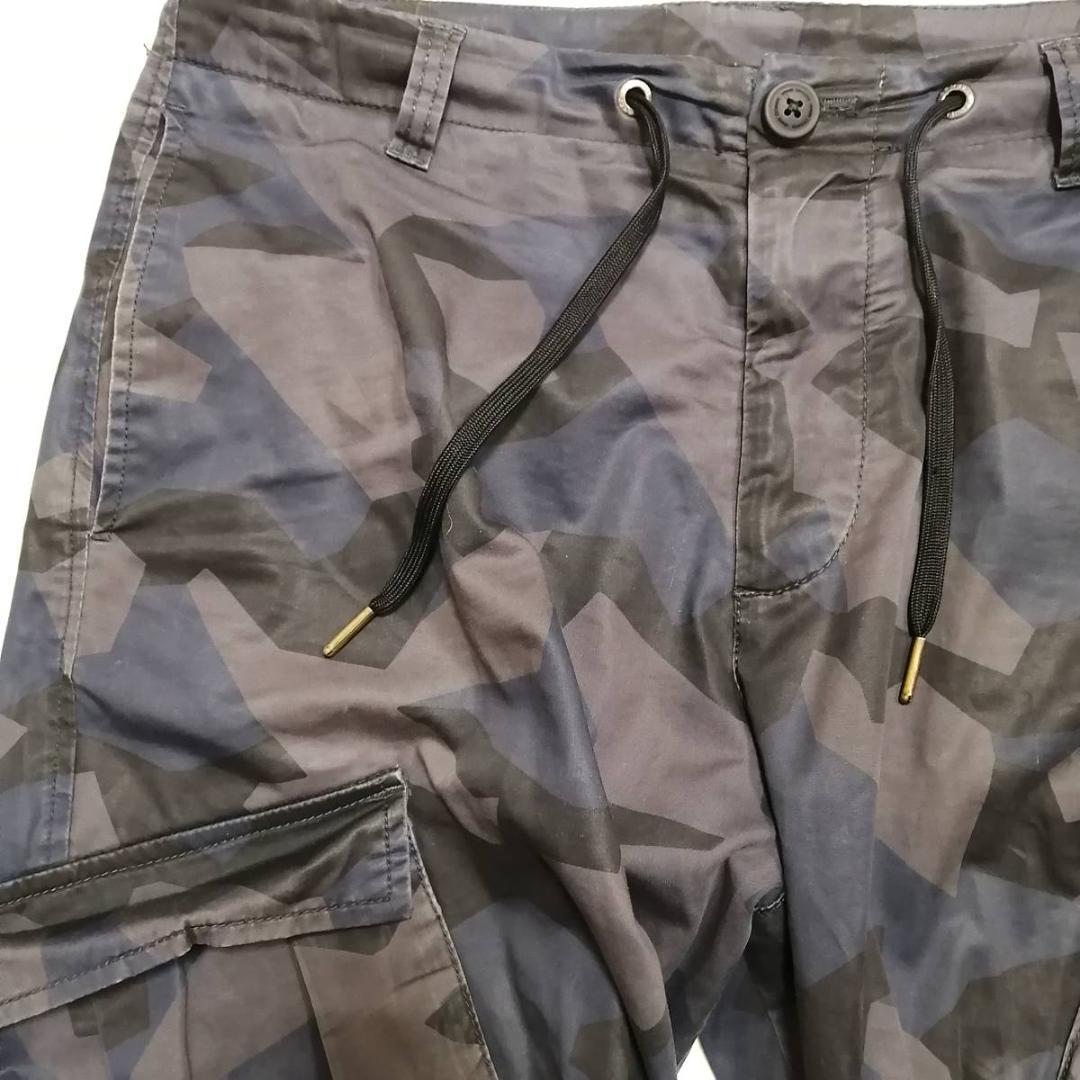 ARMANI EXCHANGE/アルマーニエクスチェンジ/迷彩/カモフラ/ジョガーパンツ/テーパード/リブカーゴパンツ/ジョルジオアルマーニジャパンタグ