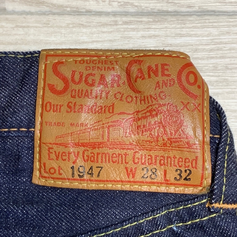 SUGAR CANE/シュガーケーン/SC41947/14.25oz/1947モデル/STANDARD DENIM/セルビッジデニムパンツ/28×32/ボタンフライ_画像7