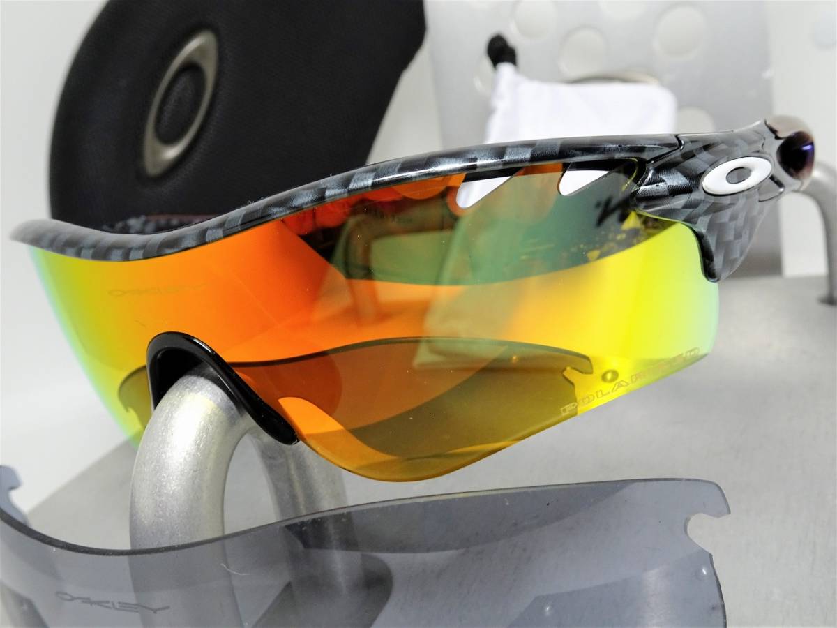 偏光 OAKLEY RADARLOCK PATH レーダーロック パス オークリー サングラス アイウェア ゴルフ ロードバイク 野球　カーボン紫_画像1