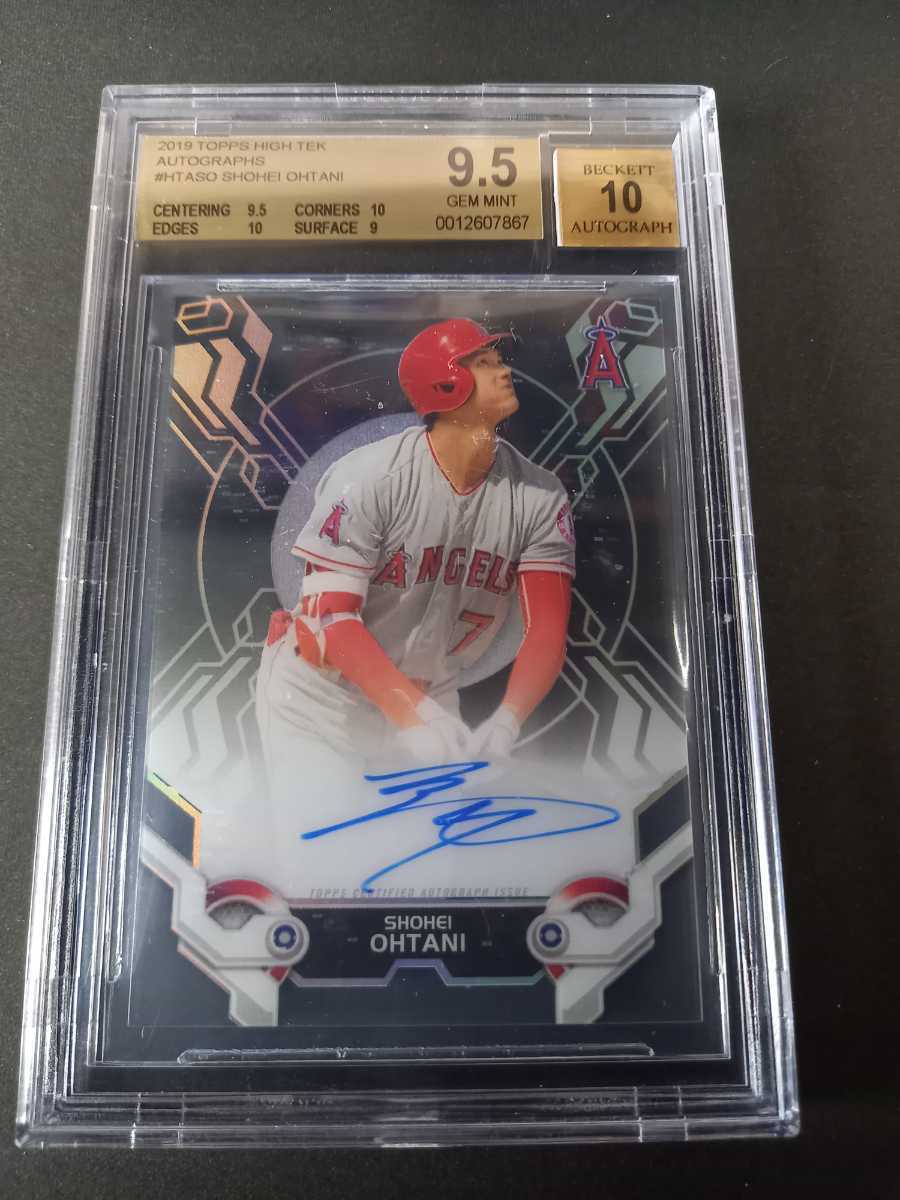 ヤフオク! - 2019 Topps High Tek 大谷翔平直筆サイン...