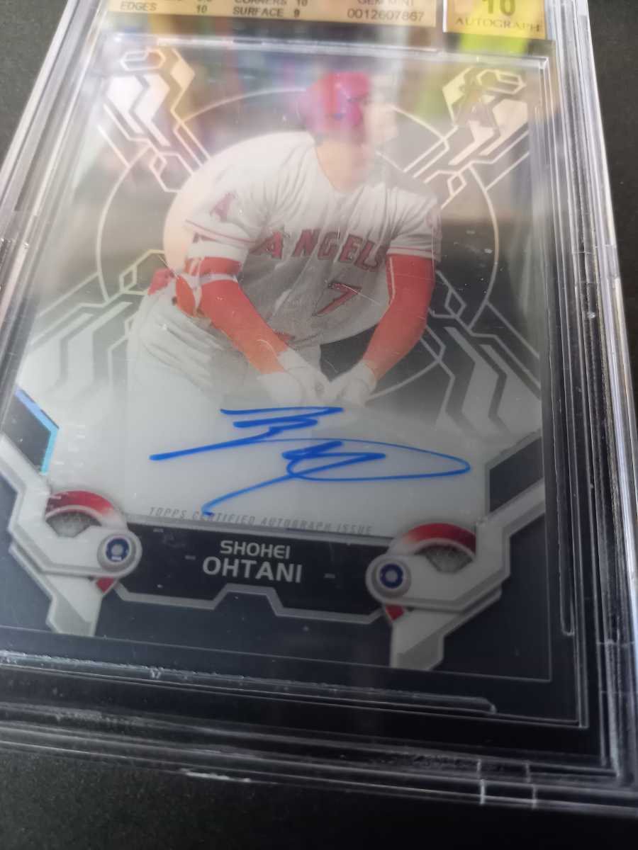 2019 Topps High Tek 大谷翔平直筆サインカード BGS 9.5 Auto 10 2019 Topps High Tek 大谷翔平直筆サインカード BGS 9.5 Auto 10