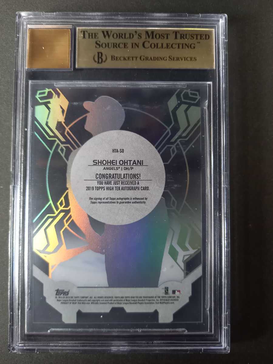 2019 Topps High Tek 大谷翔平直筆サインカード BGS 9.5 Auto 10 2019 Topps High Tek 大谷翔平直筆サインカード BGS 9.5 Auto 10
