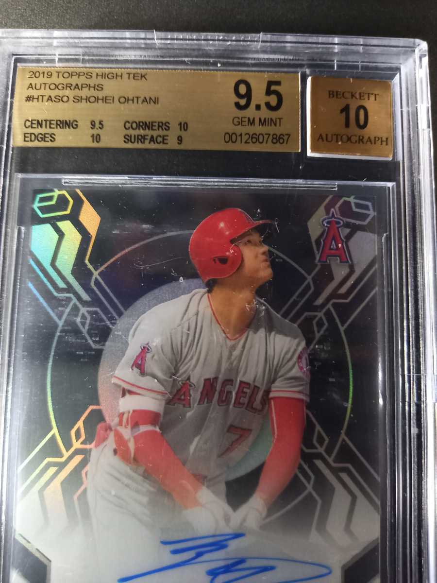 2019 Topps High Tek 大谷翔平直筆サインカード BGS 9.5 Auto 10 2019 Topps High Tek 大谷翔平直筆サインカード BGS 9.5 Auto 10
