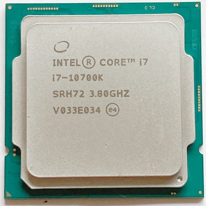 品】Intel製CPU Core i7 10700K 3.80GHz LGA1200 ×1個 shimizu
