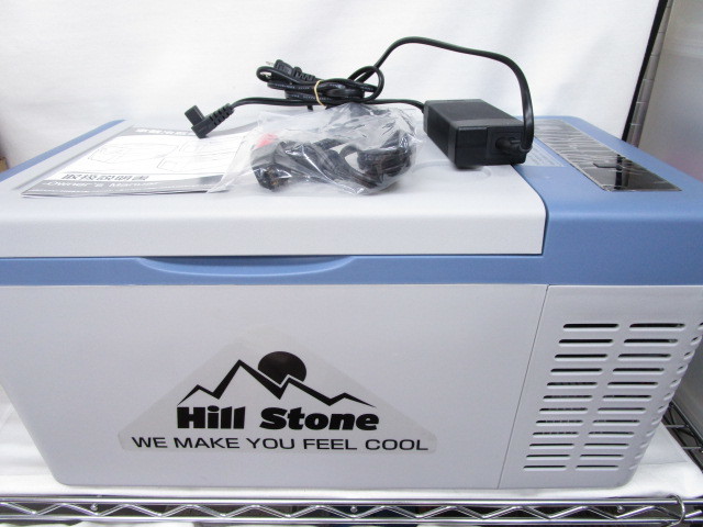 ♪ 通電確認済み Hill stone 車載 冷蔵庫 冷凍庫 EE141 クーラーボックス 15L DC24V/12V 家庭用電源有 