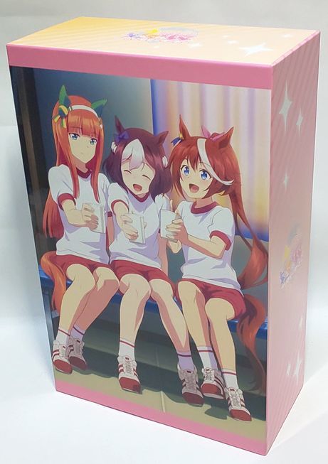 わずかな痛み有り、全巻収納BOX付きの完品♪ ウマ娘 4巻セット Blu-ray