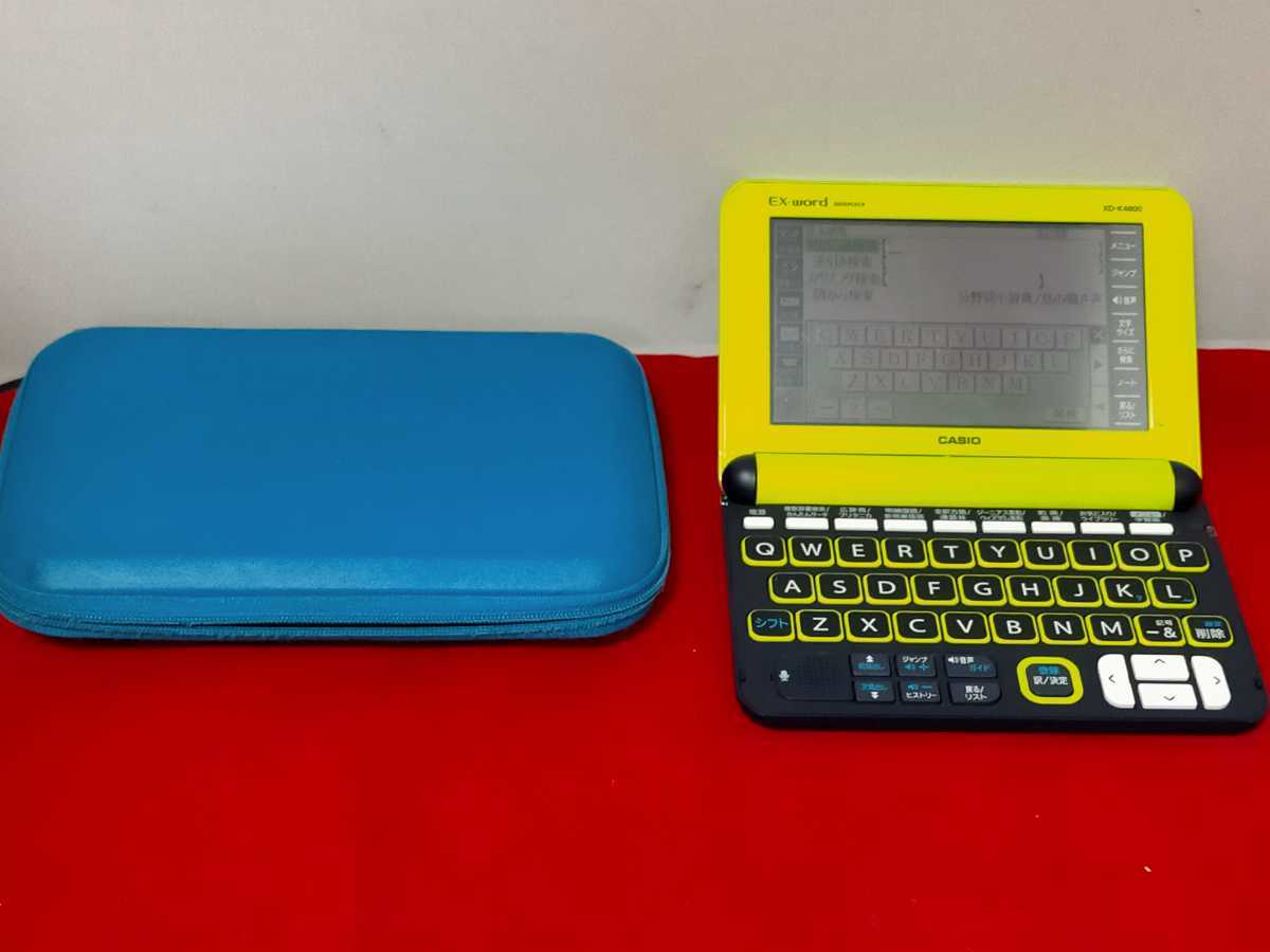 CASIO カシオ電子辞書EX-K 4800 EX-word カバー付| JChere雅虎拍卖代购