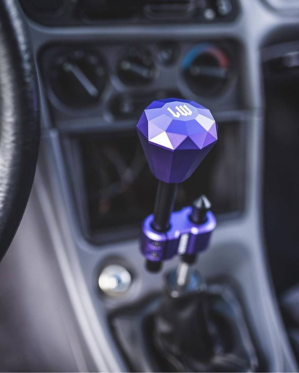 WE ARE LIKEWISE diamond purple purple USDM JDM Like wise AT MT all-purpose shift knob 8 10 12 1.25 1.5