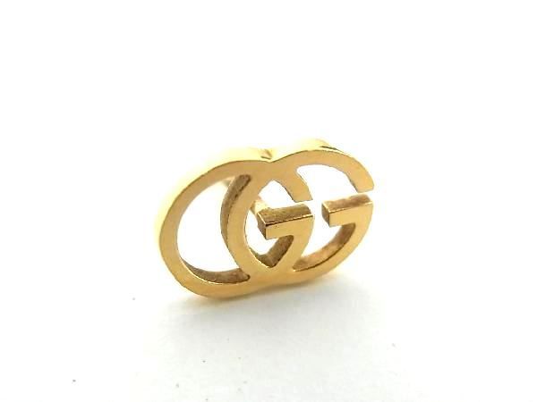 GUCCI グッチ ピアス 片耳 GG ロゴ 750-