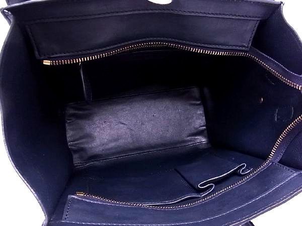 購入日本 CELINE セリーヌ ラゲージマイクロショッパー ファスナーハンドバッグ 美品 ハンドバッグ