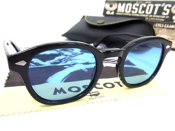 1円 □美品□ MOSCOT モスコット レムトッシュ 49□24-145 COL.BLACK