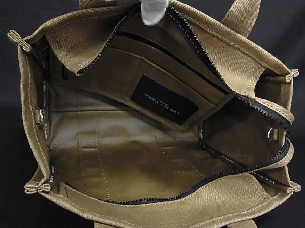 1円 □極美品□ MARC JACOBS マークジェイコブス キャンバス 2WAY